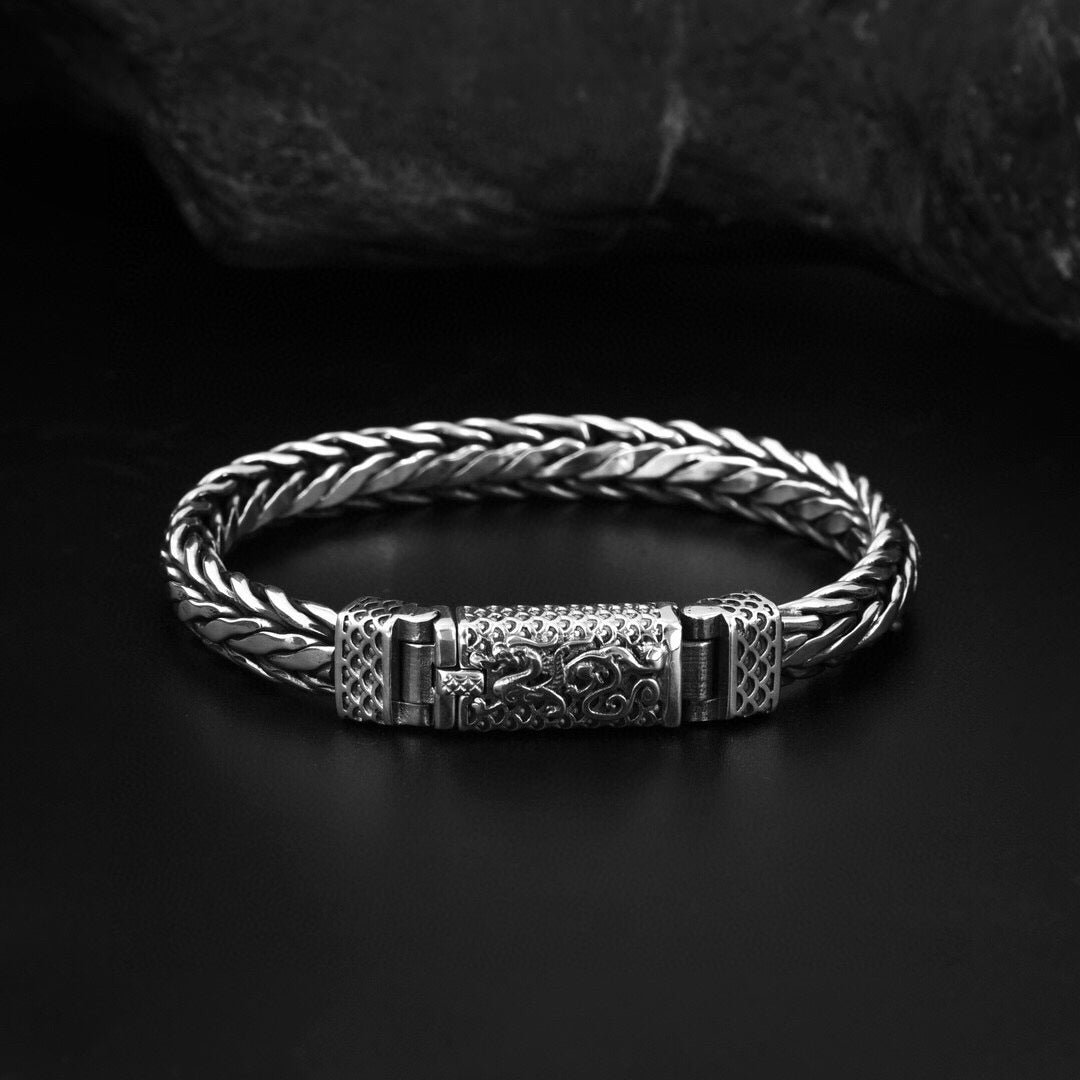 Tsinglong-Simplified Dragon Rise Bracelet