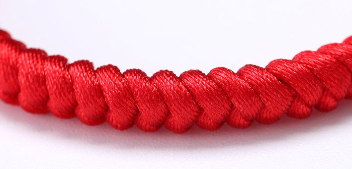 Tsinglong-Braided Rope-Cinnabar Red Cord