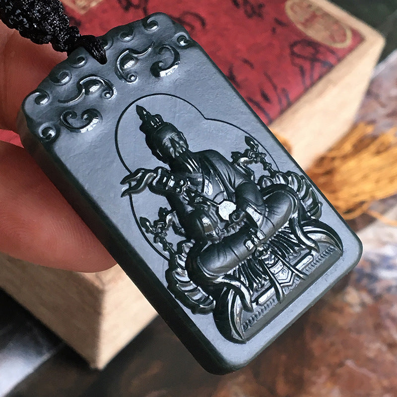 Serenity Amulet-Dao De Tianzun Jade Pendant