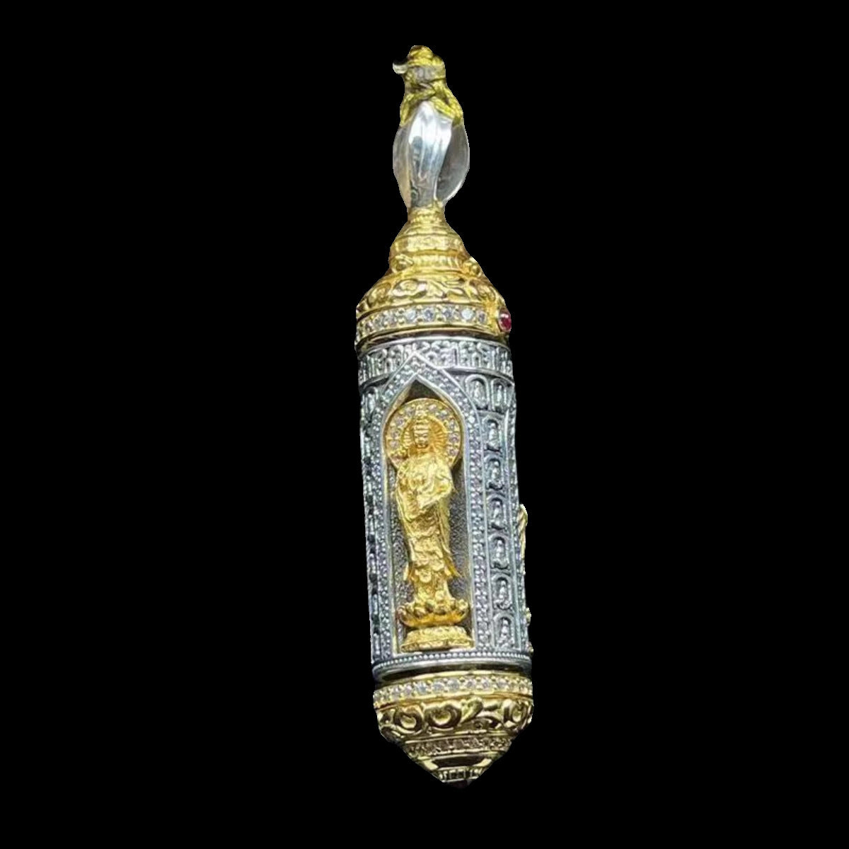 Tsinglong-Western Three Saints Buddha Pendant