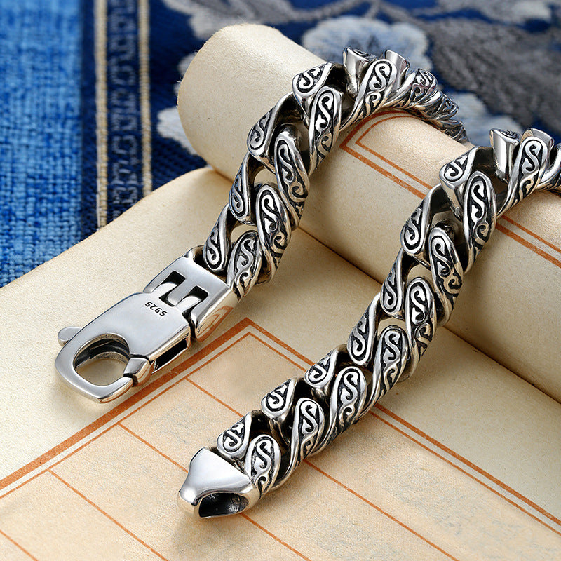 Tsinglong-Tang Grass Pattern Bracelet