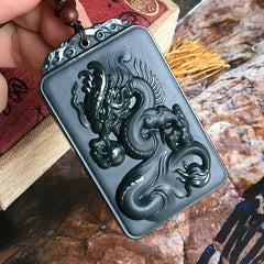 Serenity Amulet-Jade Dragon Amulet