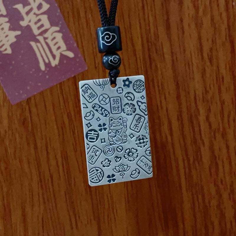 Tsinglong-Prosperity and Safety Charm Pendant