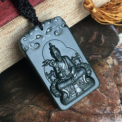 Serenity Amulet-Dao De Tianzun Jade Pendant