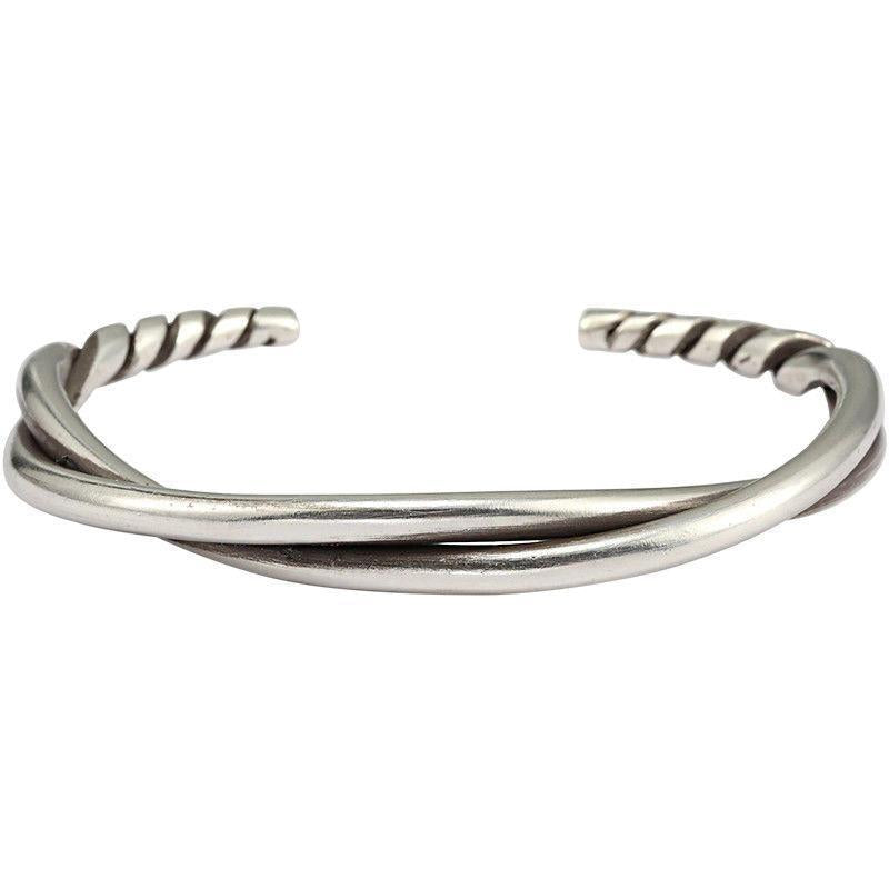 Tsinglong-Handmade Twisted Wire Bangle