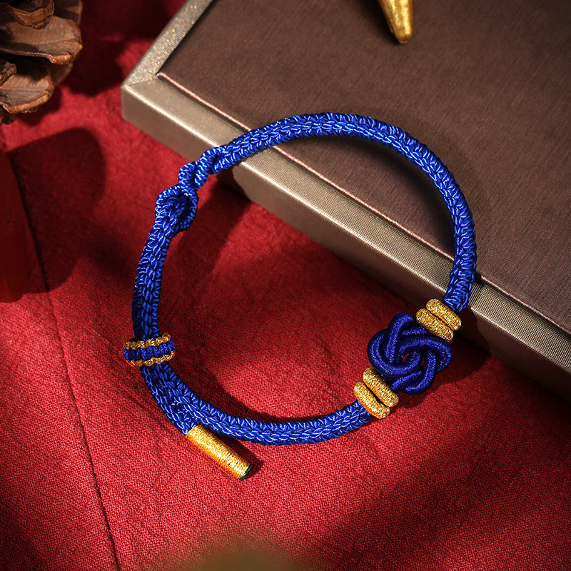 Tsinglong-Braided Rope-Heartfelt Knot Bracelet