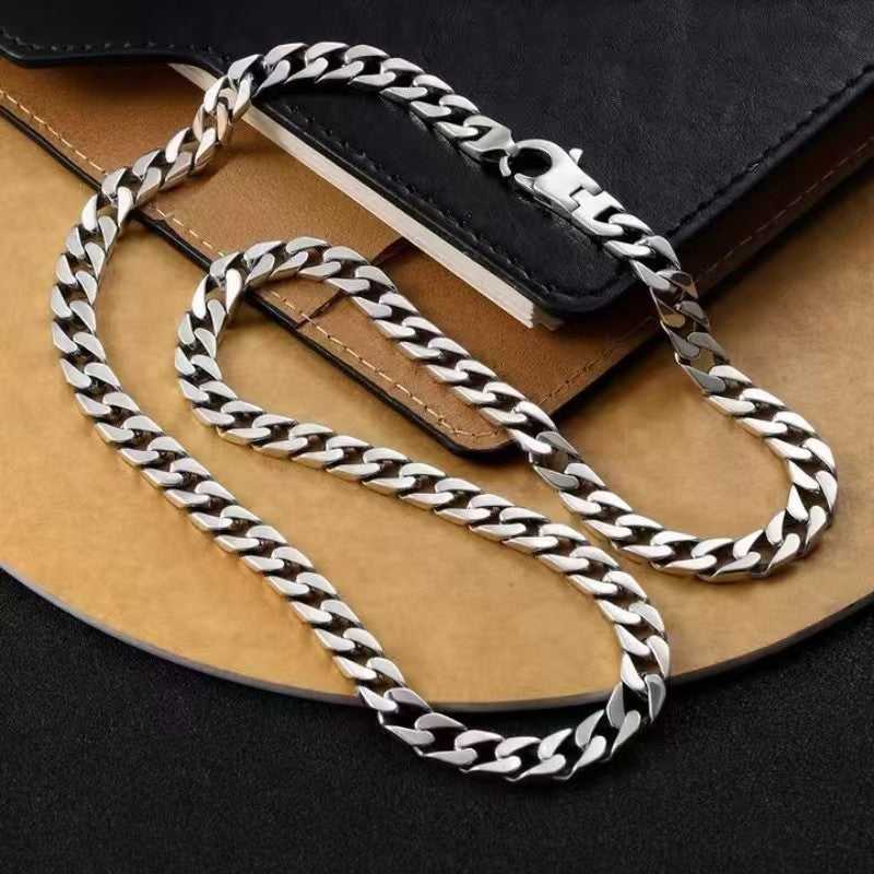 Tsinglong-Minimalist Alloy Necklace