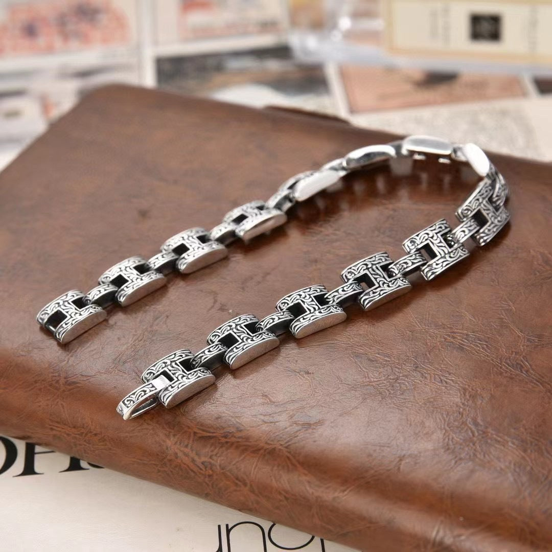 Tsinglong-Taoist Vine Pattern Bracelet