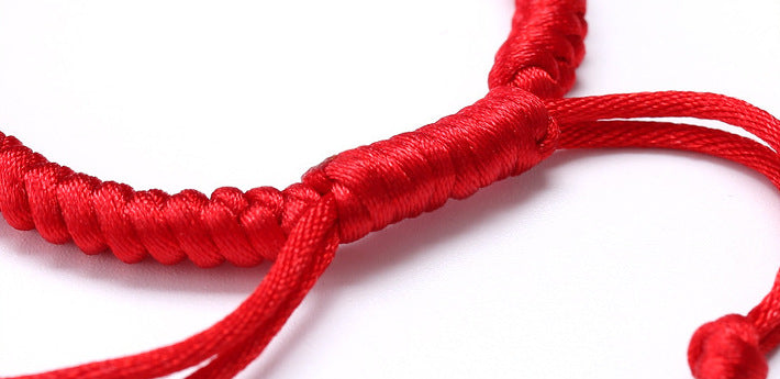 Tsinglong-Braided Rope-Cinnabar Red Cord