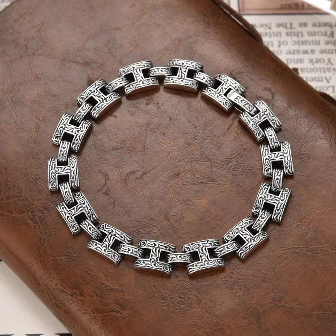 Tsinglong-Taoist Vine Pattern Bracelet