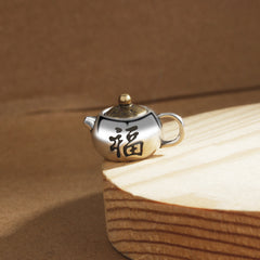 Tsinglong-Lucky Teapot Pendant