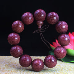 Tsinglong-Violet Wood Bracelet