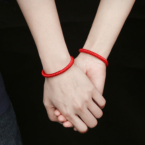 Tsinglong-Braided Rope-Cinnabar Red Cord