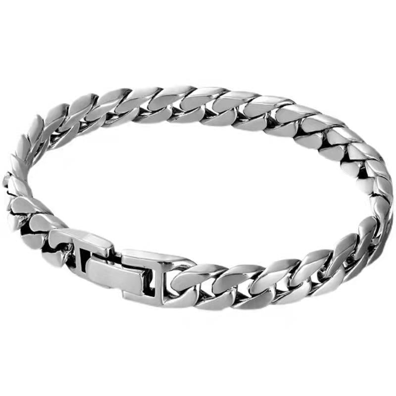 Tsinglong-Minimalist Link Chain Cuban Bracelet