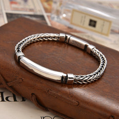 Tsinglong-Smooth Minimalist Handcrafted Woven Bracelet