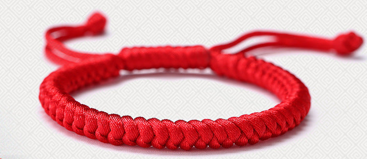 Tsinglong-Braided Rope-Cinnabar Red Cord