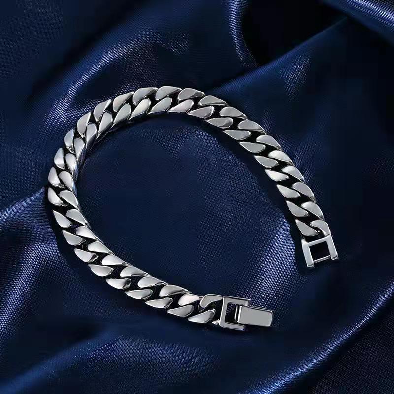 Tsinglong-Minimalist Link Chain Cuban Bracelet