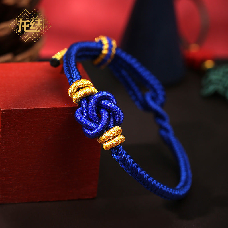 Tsinglong-Braided Rope-Heartfelt Knot Bracelet