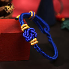 Tsinglong-Braided Rope-Heartfelt Knot Bracelet