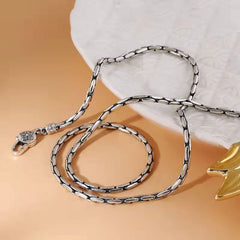 Tsinglong-Sleek Snake Bone Bamboo Bead Chain