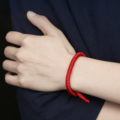 Tsinglong-Braided Rope-Cinnabar Red Cord