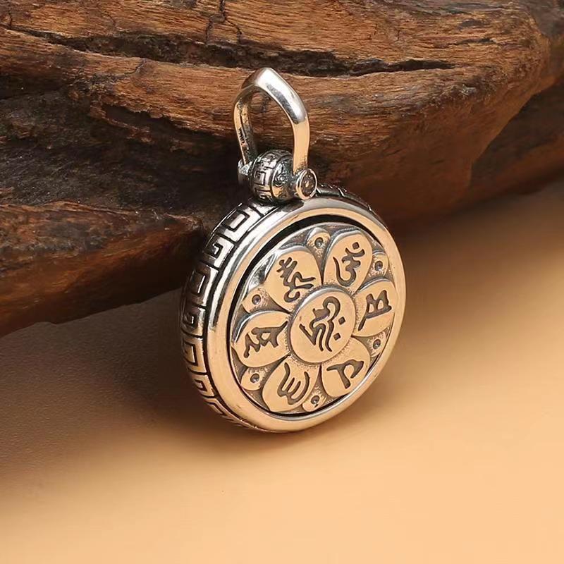 Tsinglong-Six-Word Mantra Spinning Pendant