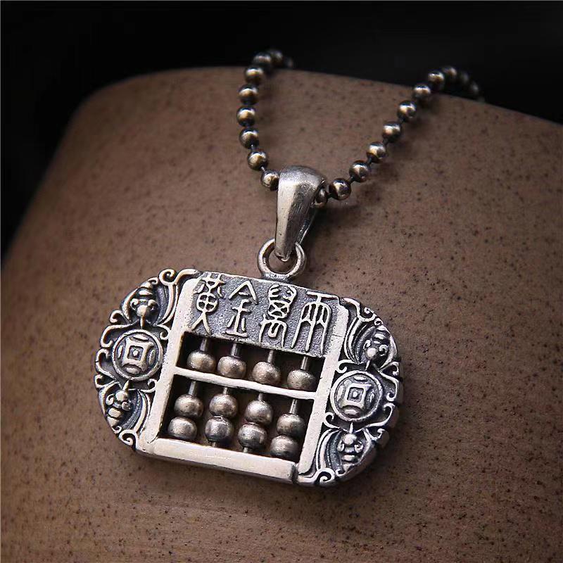 Tsinglong-Abacus Pendant