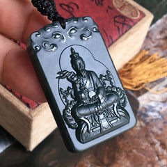 Serenity Amulet-Dao De Tianzun Jade Pendant