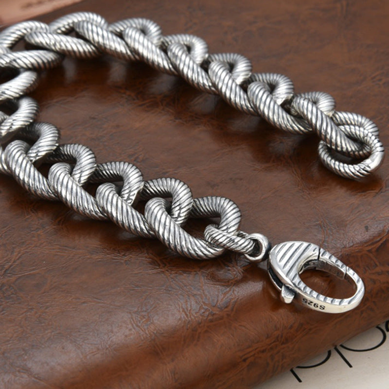 Tsinglong-Handcrafted Twisted Design Bracelet