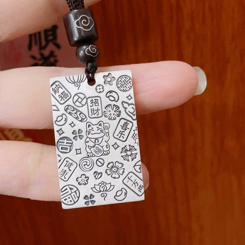 Tsinglong-Prosperity and Safety Charm Pendant