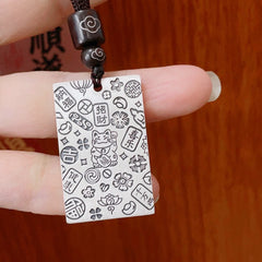 Tsinglong-Prosperity and Safety Charm Pendant