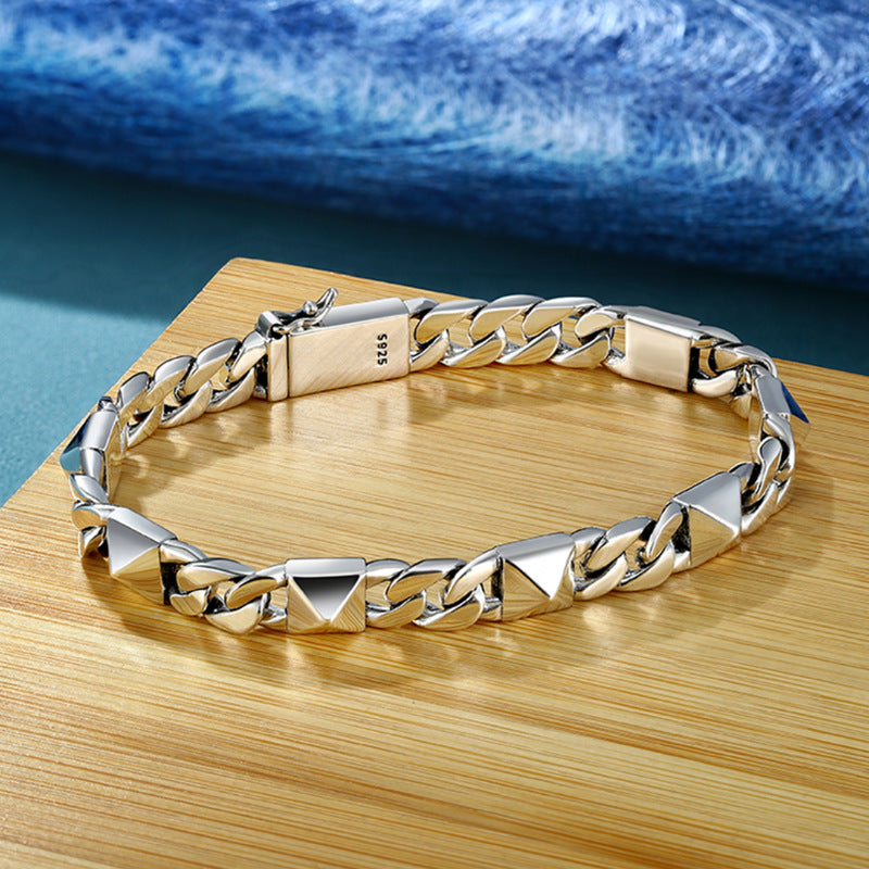 Tsinglong-Spike Cuban Link Bracelet