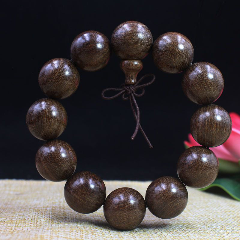 Tsinglong-Golden Silk Sandalwood Bracelet