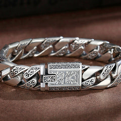 Tsinglong-Tangka Punk Smooth Bracelet